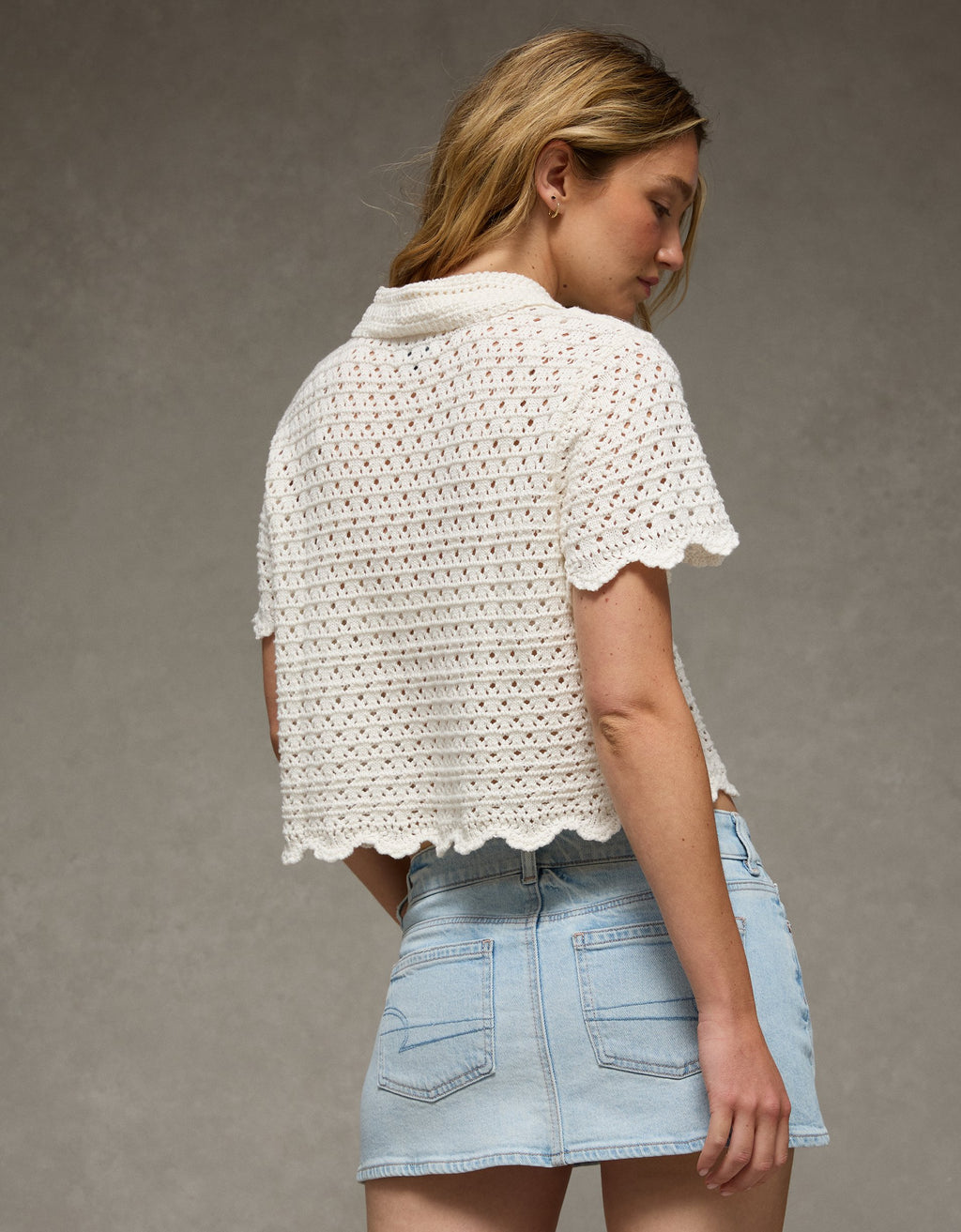 AE Button-Up Sweater Polo – aeo-eu
